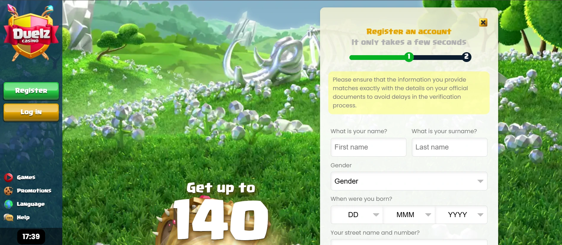 Duelz betting site